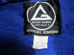 GRACIE BARRA Official Kimono~Blue~Size Men’s A-4~Preowned