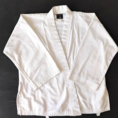 Taekwondo Gi or Dobok children’s size 0 pants, top, and white belt