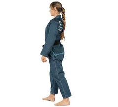 Fuji Submit Everyone Supraito Womens Brazilian Jiu-Jitsu BJJ Gi – Teal Blue