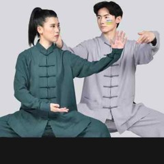 Linen And Cotton Martial Art Uniform Tai Chi Clothes Kung Fu Training Clothes