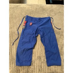 Atama New Light BJJ Kimono Gi Blue Size F3 Brazilian Jiu Jitsu Uniform No Belt