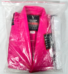 NEW Vector Sports Atilla Series K4 PINK Youth Jiu Jitsu Gi (3) Piece Uniform