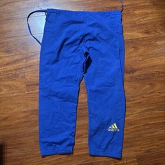 Adidas JUI JITSU Martial Arts MMA Blue GI Pants BJJ Men’s Size A1 Active EUC
