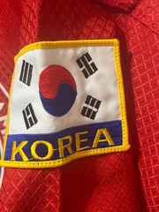 Master Park’s Black Belt America Taekwondo Uniform Red Size 3 USA Korea Martial