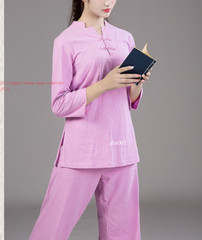 Linen Unisex Chinese Tai Chi Uniforms Kung Fu Clothing YOGA Fitness Zen Clothes