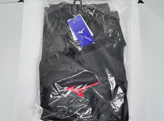 Mizuno Sauna suits Weight loss wear top and bottom set Black Red logo NEW