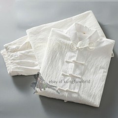 Soft Cotton Linen Tai Chi Uniform Wing Chun Kung Fu Suit Casual Tang Clothes