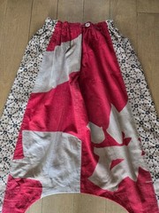 Repurposed Vintage Fabric: Handmade Judo Uniform And Banner, Persimmon-Dyed