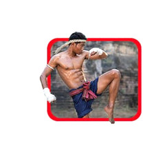 Boxing Mongkol Prajiat Headband Armbands Muay Thai Traditional Color Black Set H