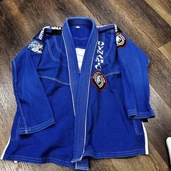 Dynamic MMA Jiu Jitsu Blue Uniform Size M-4 Ralph Gracie