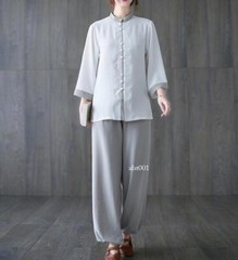New Women’s Tai Chi Uniform Martial Arts Performance Training Clothes Tang Suits