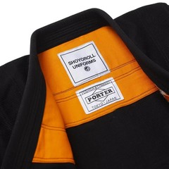 Shoyoroll Batch 123 SYR x Porter BJJ Gi Kimono Black 450 GSM – With Bag