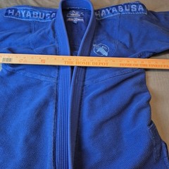 Hayabusa Keikogi Blue Jiu-Jitsu Gi A1 Martial Arts Uniform Top Only Size A1
