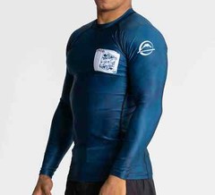 Fuji Maeda Flex Lite Mens MMA BJJ Jiu Jitsu Long LongSleeve LS Rashguard – Blue