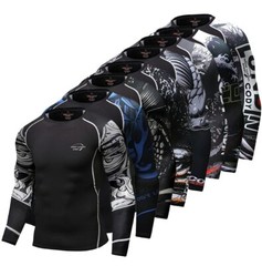 Brazilian Jiu Jitsu MMA BJJ Rash Guard Shirts For Grappling Martial Arts