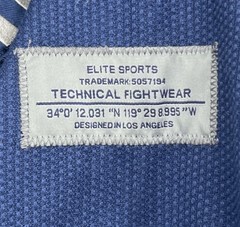 Elite Sports Jacket Unisex Size A3 Technical Fightwear Martial Arts (No Belt)