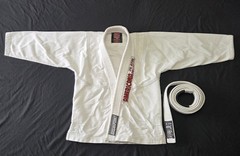 Youth Kids Size K2, Brazilian Jiu-Jitsu Top & Belt, Tiger Patch, Breakpoint