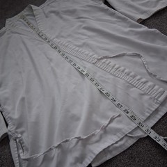 LINKS White Martial Arts Uniform Gi Top/Jacket „Martial Arts World” Logo Size L