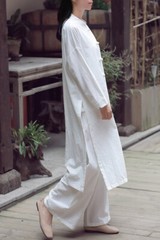 Women Tai Chi Coat Chinese Tang Suit Top Martial Arts Kung Fu Uniform Vintage