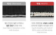 MOOTO Vintage Mooin Black&Siver Belt 4.5cm TKD Taekwondo Martial Arts Authentic