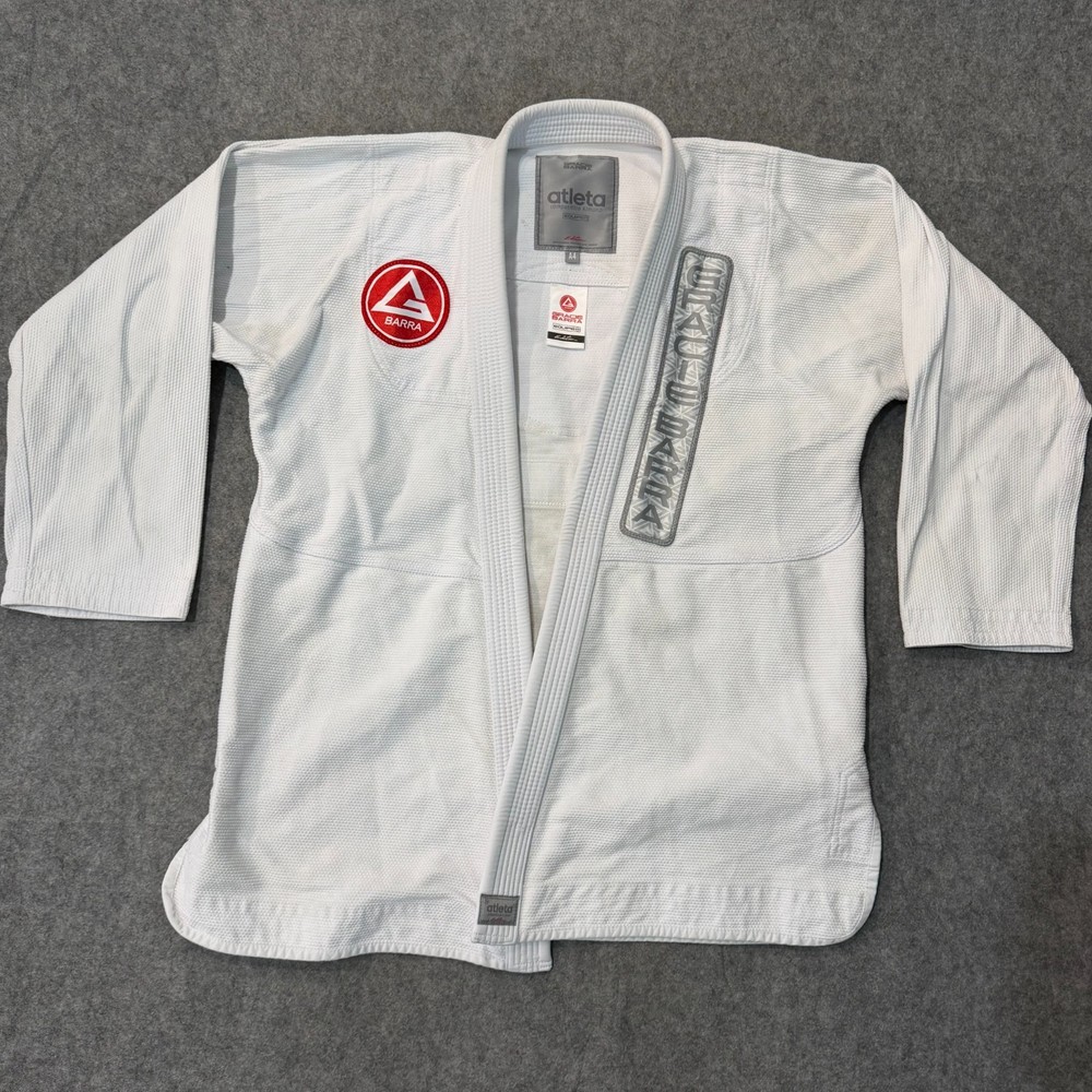 Gracie Barra Equipe Jiu-Jitsu White Atleta Competition Kimono Adult Size 4 A4