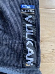 Men’s Vulkan The Real Jiu Jitsu Black Top Pro A2 Fight Wear 100% Cotton Jacket