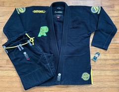 2014 SHOYOROLL ALBINO & PRETO COMP STANDARD BATCH 30 GI JIU JITSU BJJ BLACK A3H