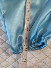Satin Uniform, tai chi kung fu wing chun, top pants belt, blue, long sleeve