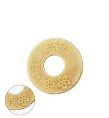 8mm SAKURA Patterned Leather Tsuba-Kendo accessories shinai tsub