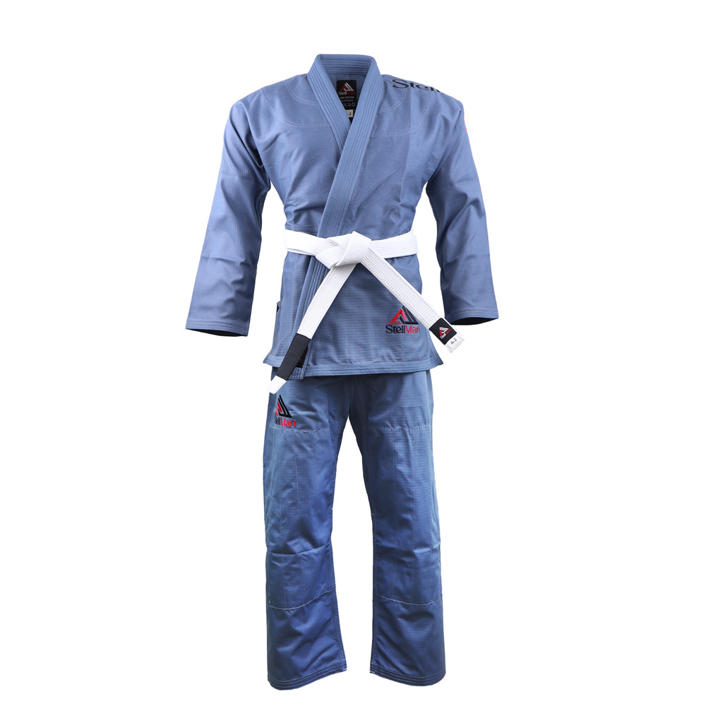 Stellman Core Brazilian Jiu Jitsu Gray 350gsm Grappling Fighting Uniform BJJ Gi