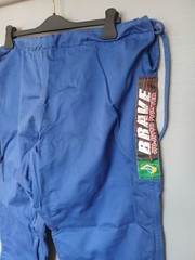 Isami JJ-410 Brazilian Jiu-Jitsu Gi/JJ-402 Pant Size A6 Blue Doubleweave JAPAN