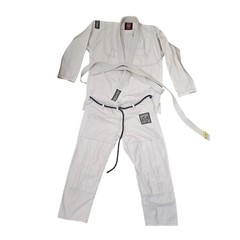 Breakpoint BJJ Gi Set White A1 Brazilian Jiu Jitsu Pearl Weave Uniform with Belt