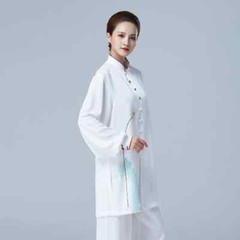 Tai Chi Clothes Wushu Kung Fu Dress Martial Art Uniform Painting Breathable