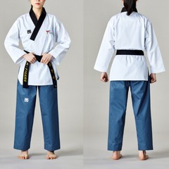 Female Mooto Taekwondo Poomsae Uniform Gi Dobok TKD TF Kukkiwon Approved New