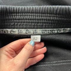 Straight Blast Gym (SBG) Brazilian Jiu-Jitsu GI Black A2 Gorilla MMA