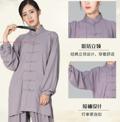 Tai Chi Uniform Kung Fu Martial Arts Suit Wing Chun Wushu Outfit Cotton Clothes