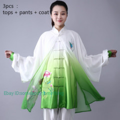 Tai Chi Uniform Women Men Arts Uniform Chinese Traditional Kung Fu Sportswear