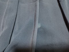 Japanese Kendo Hakama Pants Kimono Size 25 Length 37.7in Dark Blue