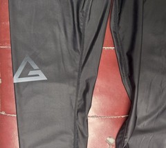 Gracie Barra Jiu Jitsu Rash Guard Pants XXL Black Leggings Elastic MMA