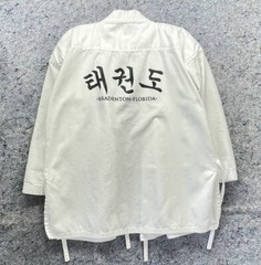 CHILD SIZE 3 // TAEKWONDO UNIFORM TOP – WHITE