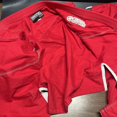 Reevo Guard Ultralight A2 Red Jiu-Jitsu Gi Uniform Set Jacket & Pants, EUC. C5