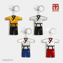 MOOTO Poomsae Uniform Key Chain Martial Arts Accessory Keyring Key Holder