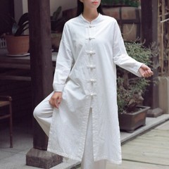 Vintage Women Chinese Tang Suit Tai Chi Coat Top Martial Arts Kung Fu Uniform