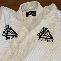 Gracie Jiu-Jitsu Official Gi 6/190 White Jacket 100% Cotton