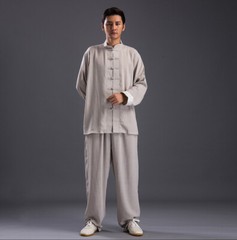 Linen Blend Kung Fu Tai Chi Clothing Martial Arts Clothes Taijiquan Wushu