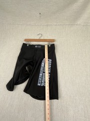 Charles Gracie Jiu Jitsu No Gi Shorts Adult 28 Made In USA Black BJJ MMA Logo