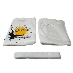 Century Student Karate Uniform White Quest Martial Arts Size 6