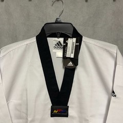 NWT Adidas Jacket Men 2 (160) World Taekwondo Dobok ADI-Champ III Uniform Top