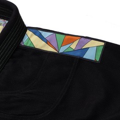 Albino and Preto Batch #108: Stained Glass BJJ Kimono 450 gsm Black BJJ Gi
