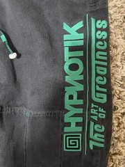 HYPNOTIK Pants Adult A2 Black Jiu Jitsu Martial Arts Logo Straight Leg